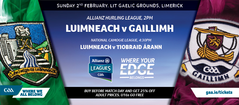 2020 Allianz Hurling League Division 1 Group A – Limerick 1-19 Galway 0-14