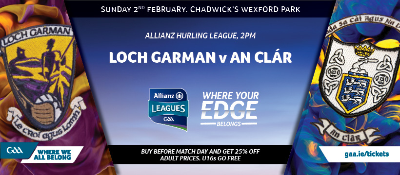 2020 Allianz Hurling League Division 1 Group B – Clare 0-18 Wexford 0-15