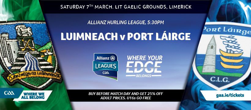 2020 Allianz Hurling League Division 1 – Limerick 1-21 Waterford 1-17