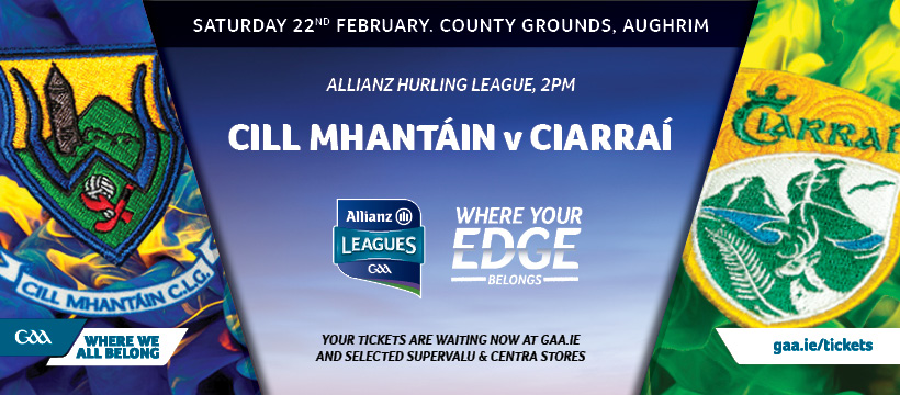 2020 Allianz Hurling League Division 2A – Kerry 1-20 Wicklow 1-12