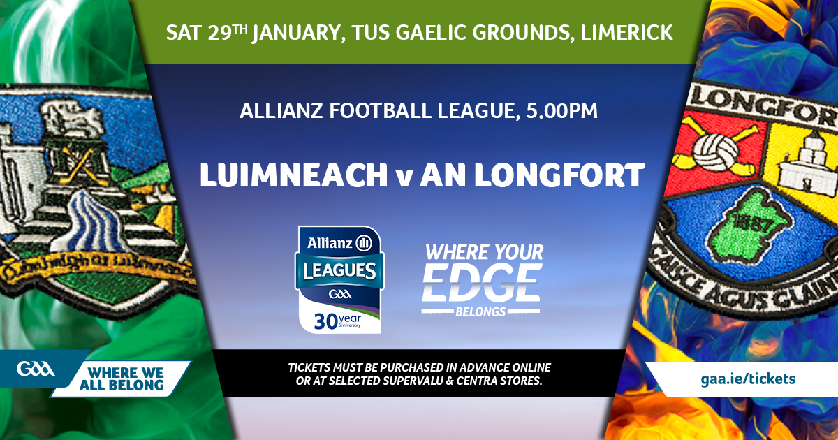 Allianz Football League Division 3 – Limerick v Longford