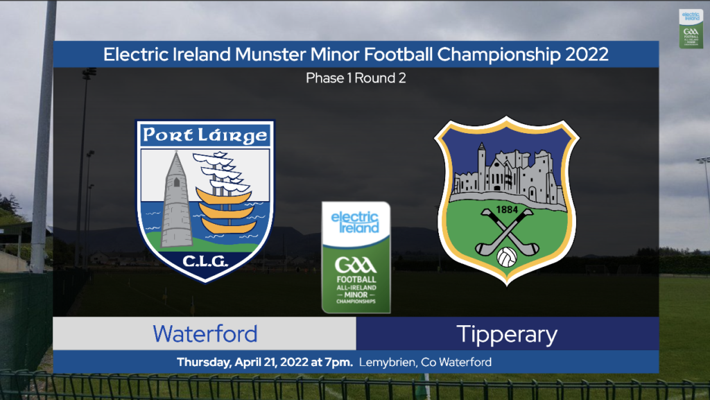 2022 Electric Ireland Munster Minor Football Championship Tipperary 3