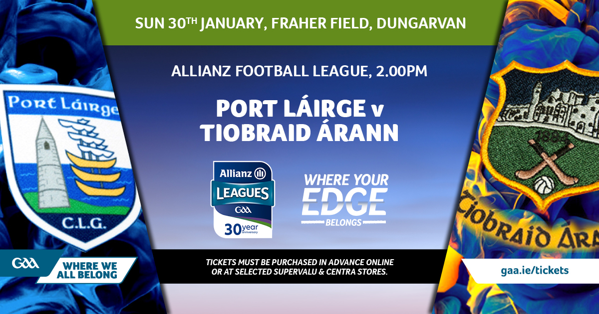 Allianz Football League Division 4 – Waterford v Tipperary