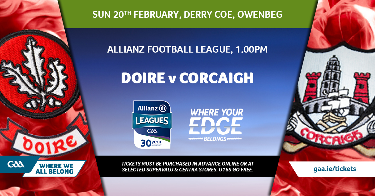 2022 Allianz Football League Division 2 Derry 113 Cork 07 Munster GAA