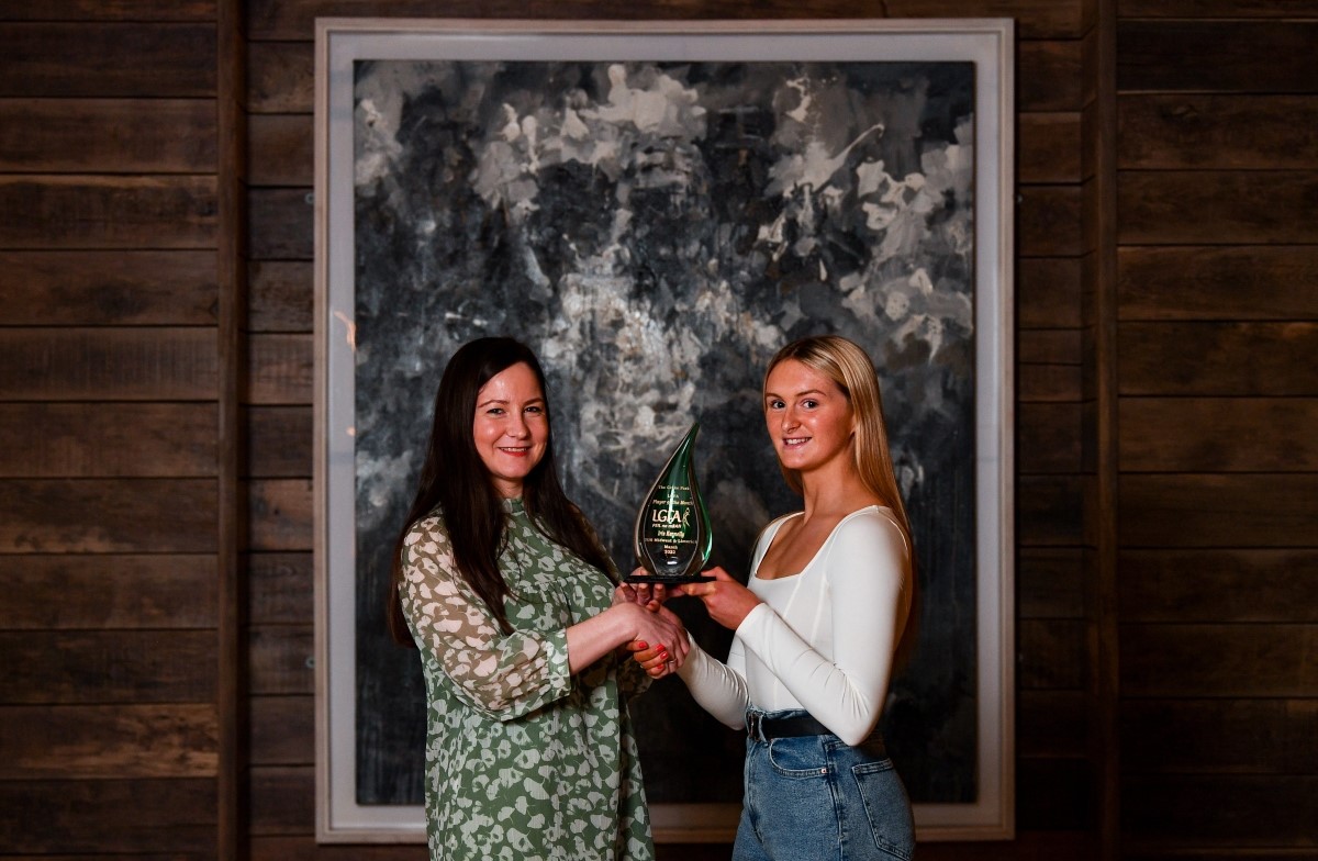 Iris Kennelly from TUS Midwest and Limerick – Croke Park/LGFA Player of the Month for March