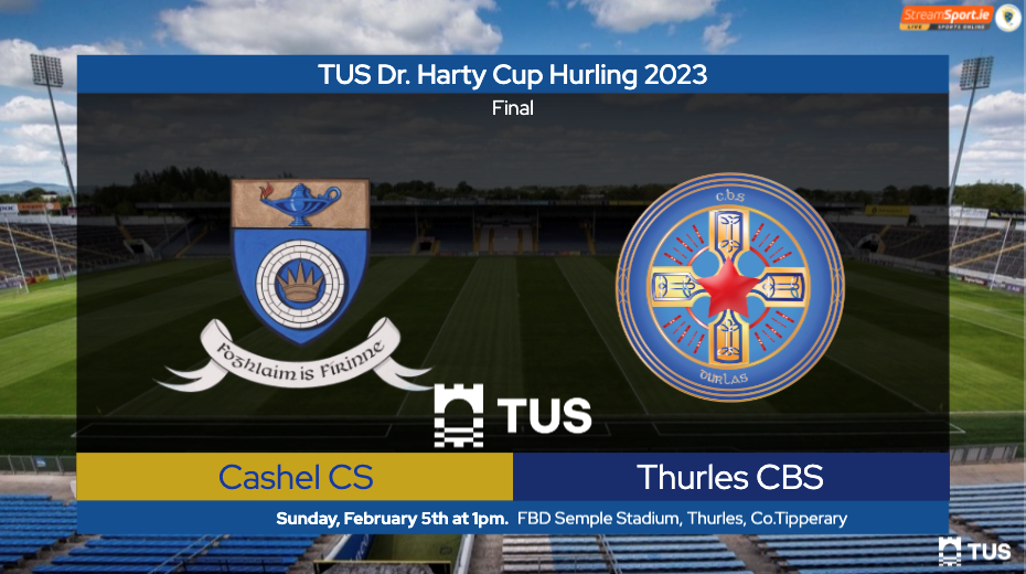 2022/2023 TUS Dr. Harty Cup Under 19 A Hurling Final – Thurles CBS v Cashel CS