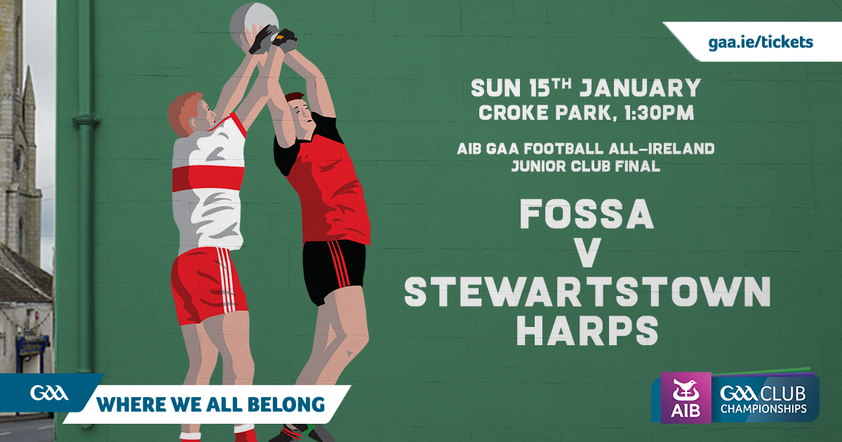 2022 AIB GAA Football All-Ireland Junior Club Championship Final – Fossa (Kerry) 0-19 Stewartstown Harps (Tyrone) 1-13