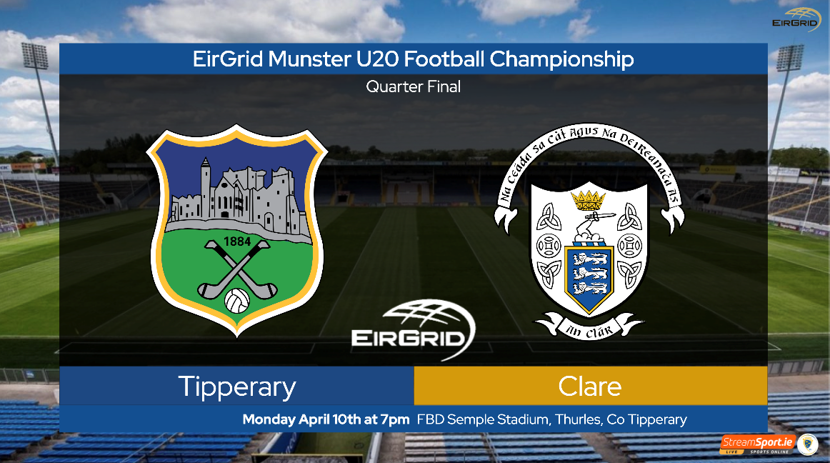 2023 EirGrid GAA Under 20 Football Munster Championship Quarter-Final ...