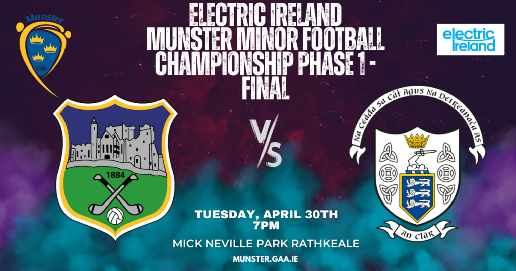 2024 Electric Ireland Munster Minor Football Championship Phase 1 Final