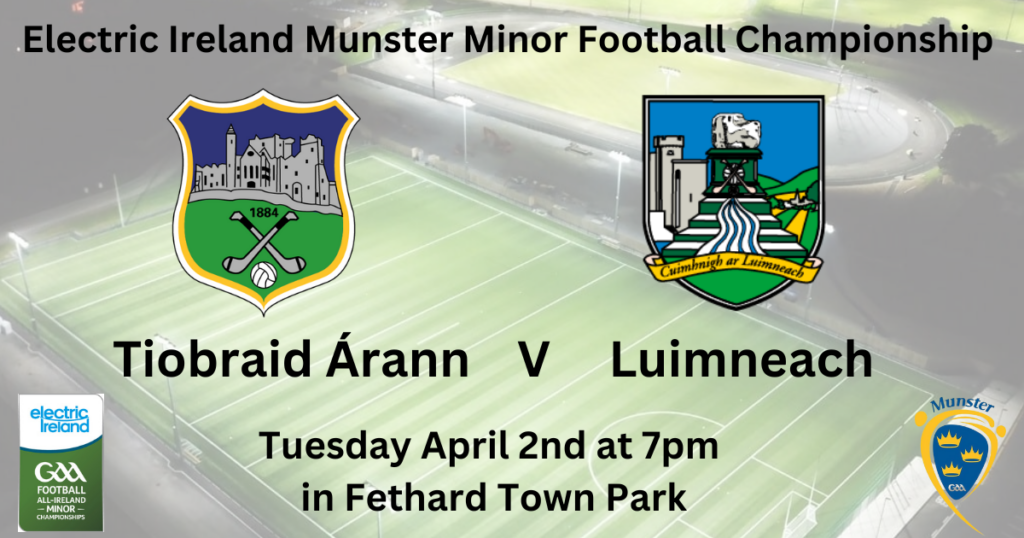 2024 Electric Ireland Munster Minor Football Championship Tipperary 2