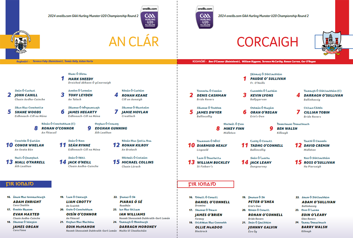 2024 Munster Under 20 Hurling Championship Cork 222