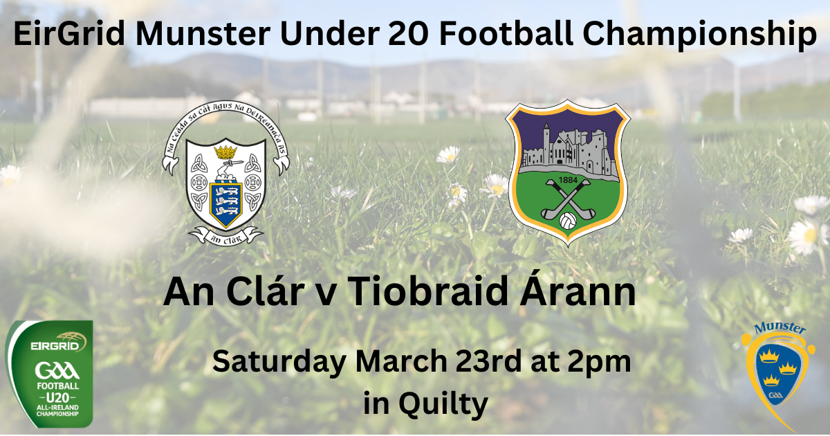 2024 EirGrid Munster Under 20 Football Championship Tipperary 18