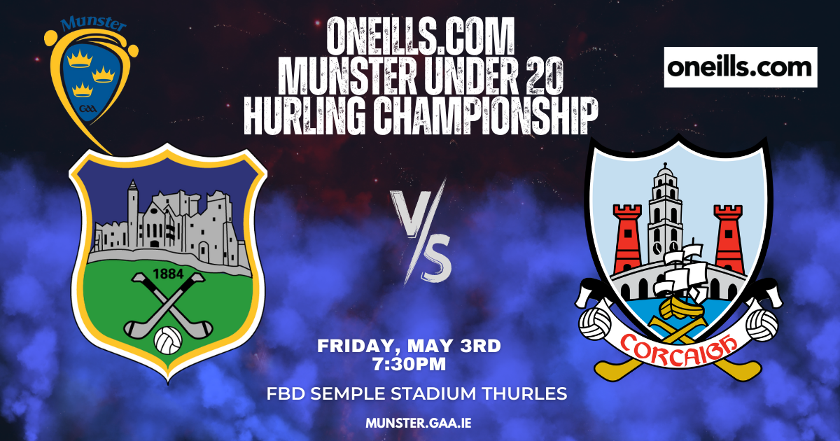 2024 oneills.com Munster Under 20 Hurling Championship – Tipperary 3-20 Cork 0-18