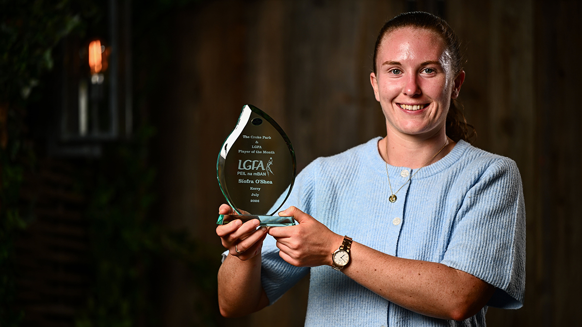 Kerry’s Síofra O’Shea is The Croke Park Hotel/LGFA Player of the Month for July 2026